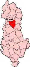 La carte District de Mat