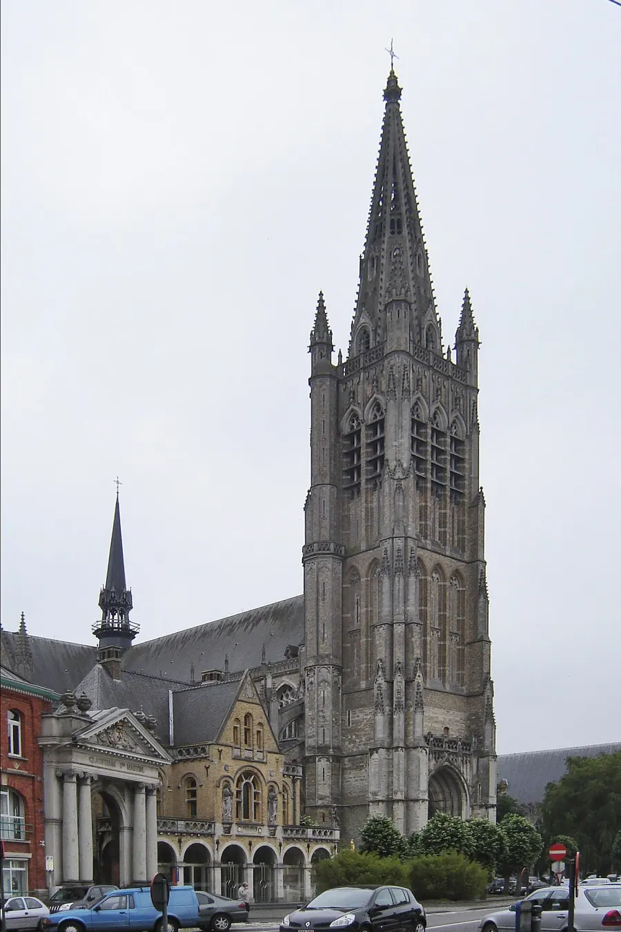 The St Martin's Cathedral, Ypres card