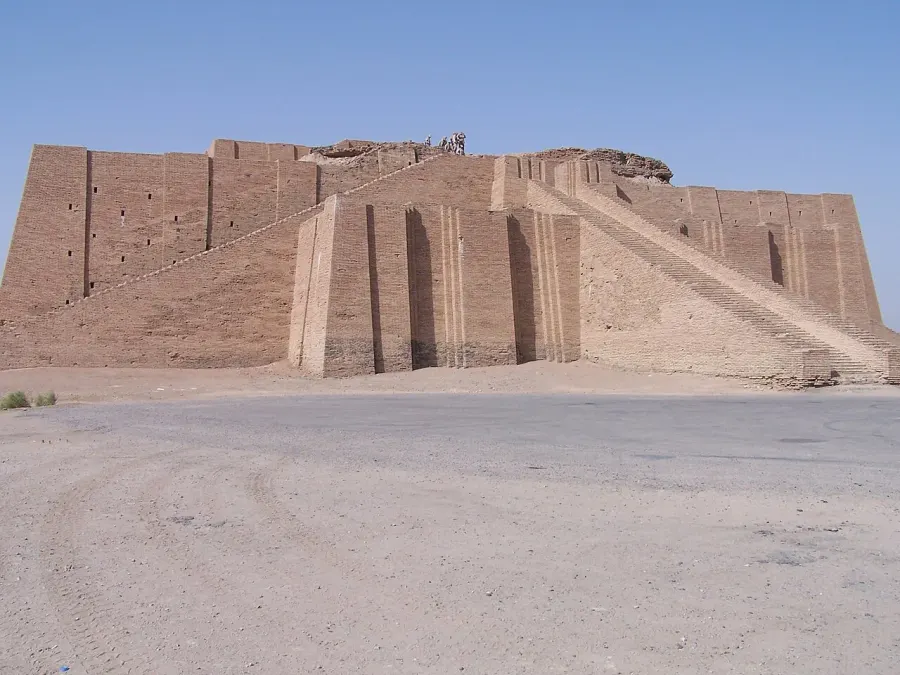 La carte Ziggurat d'Ur