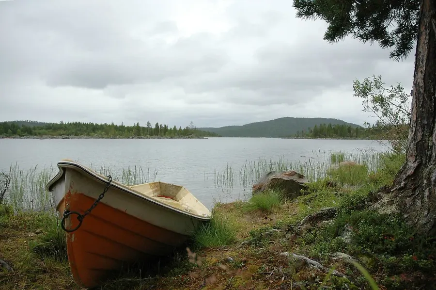 La carte Lac Inari