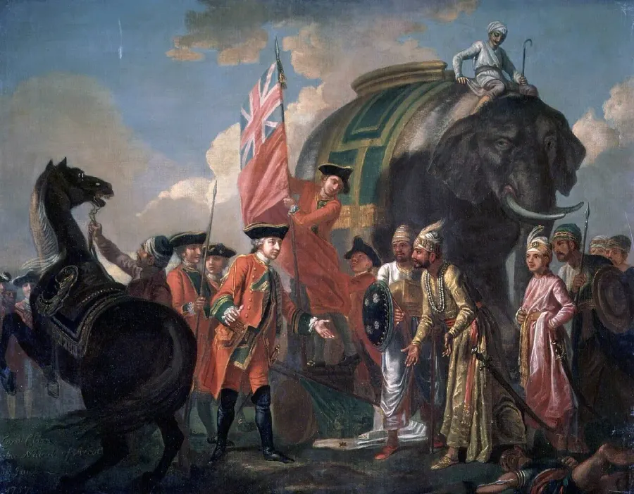 The Battle of Plassey card