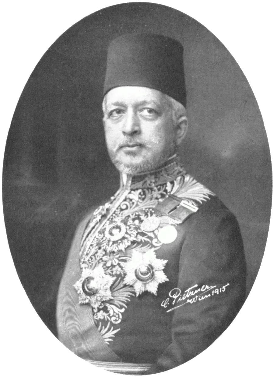 La carte Saïd Halim Pacha