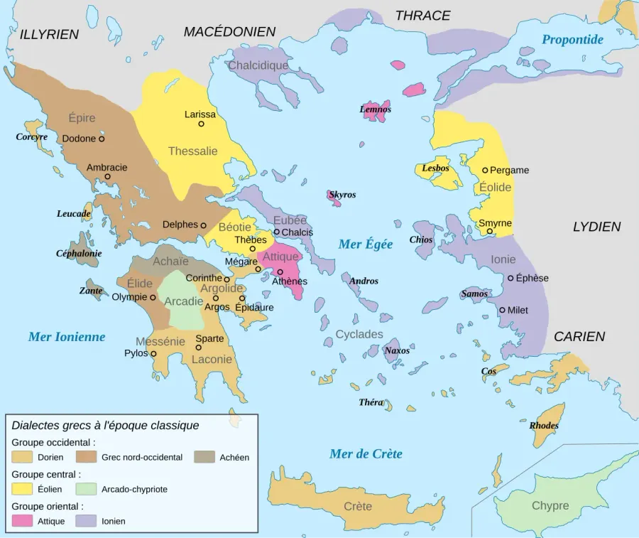 La carte Doriens