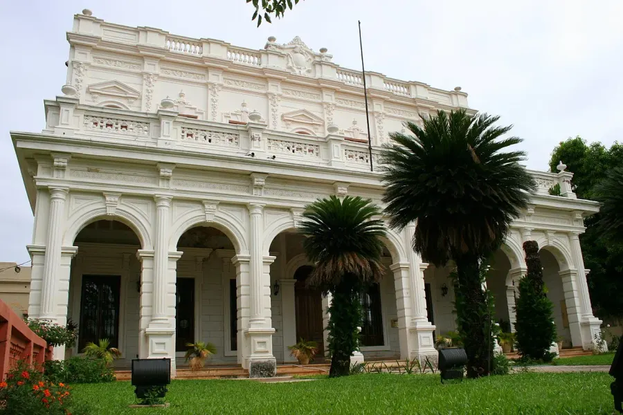 La carte Université nationale d'Asunción