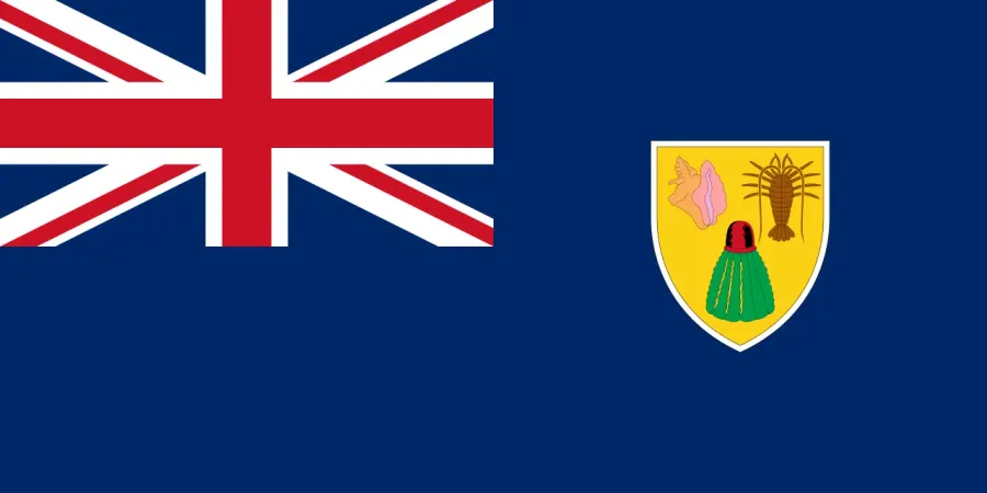 The Flag of the Turks and Caicos Islands card