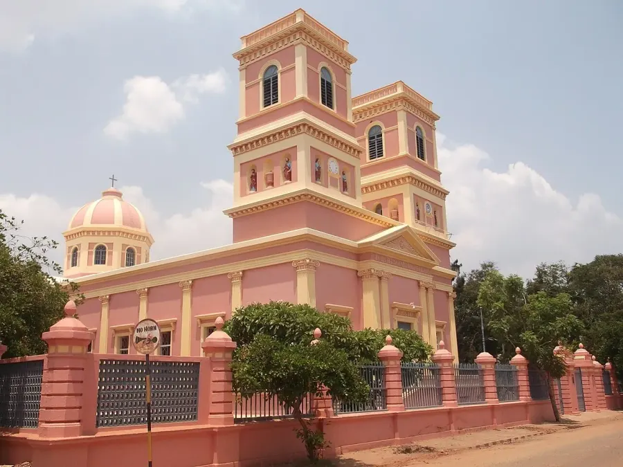 La carte Église Notre-Dame-des-Anges de Pondichéry