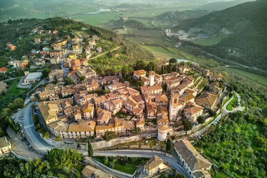 La carte Corciano