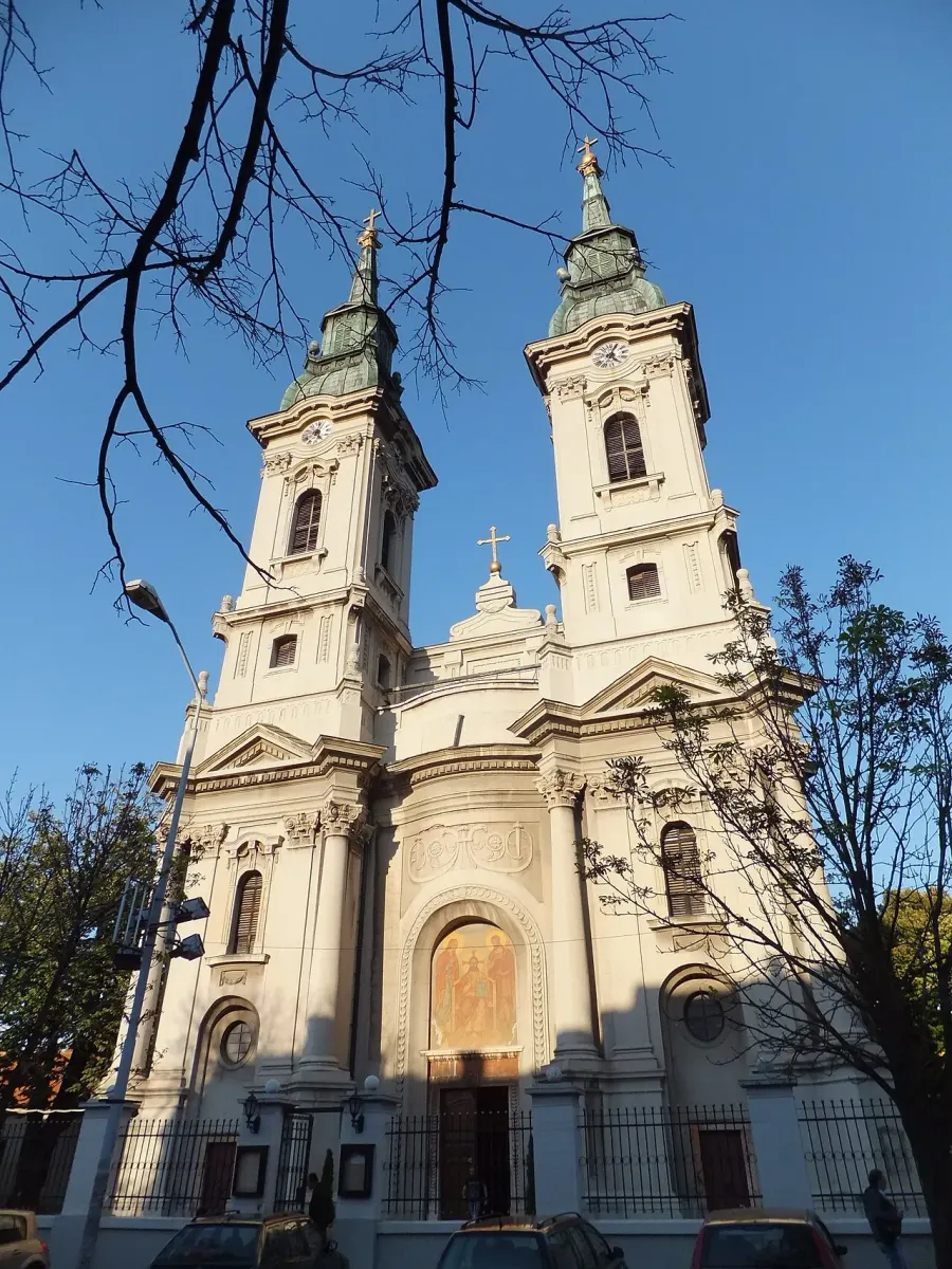 La carte Église de la Dormition-de-la-Mère-de-Dieu de Pančevo