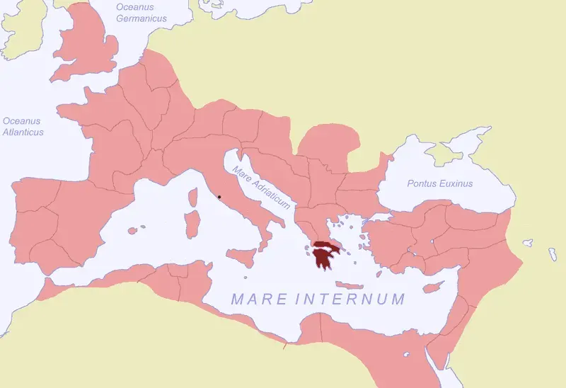 La carte Achaïe