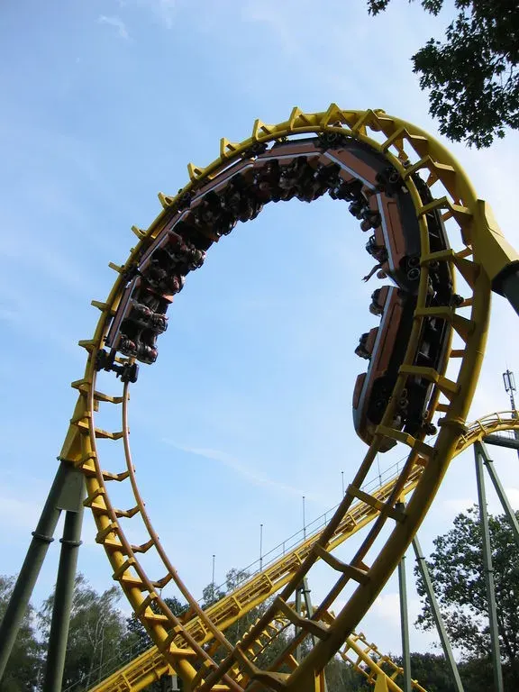 The Roller coaster card