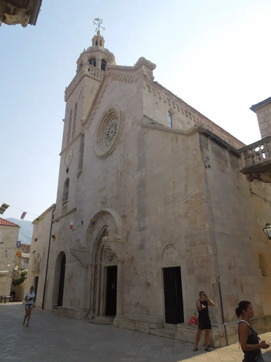 La carte Cathédrale Saint-Marc de Korčula