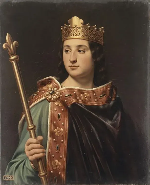 The Louis V of France card