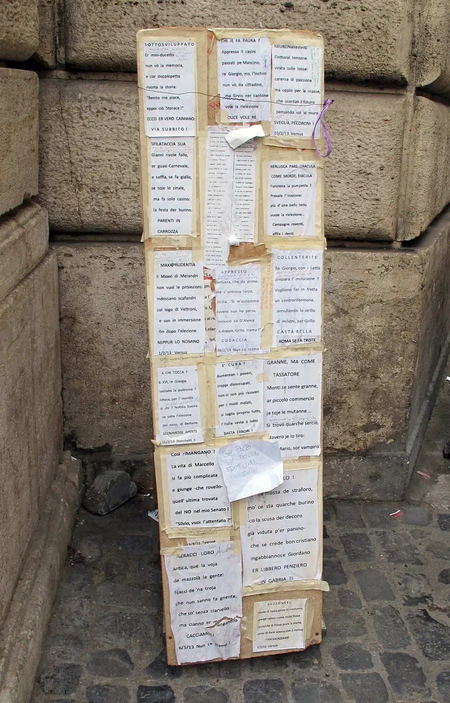 La carte Pasquinade
