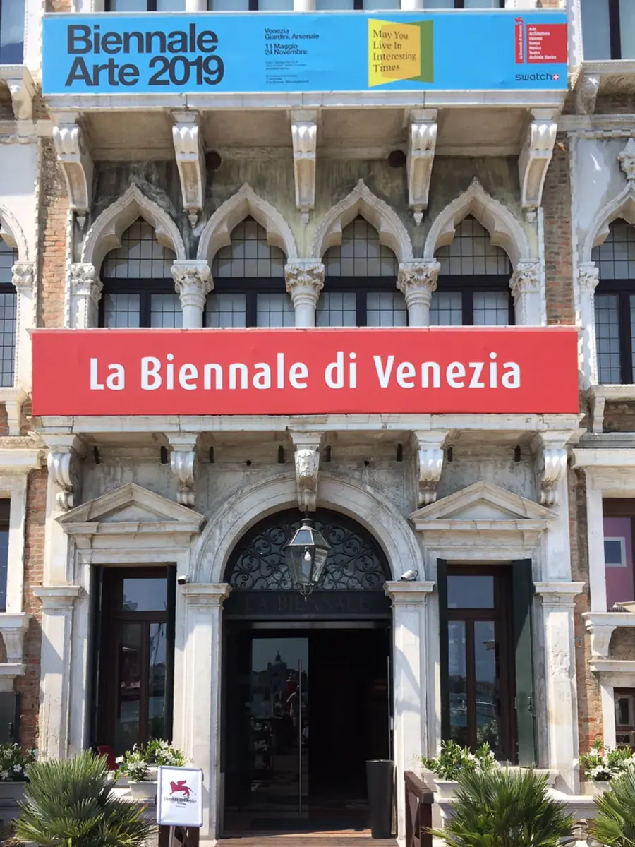 La carte Biennale de Venise