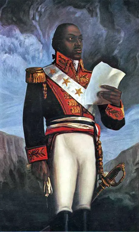 La carte Toussaint Louverture