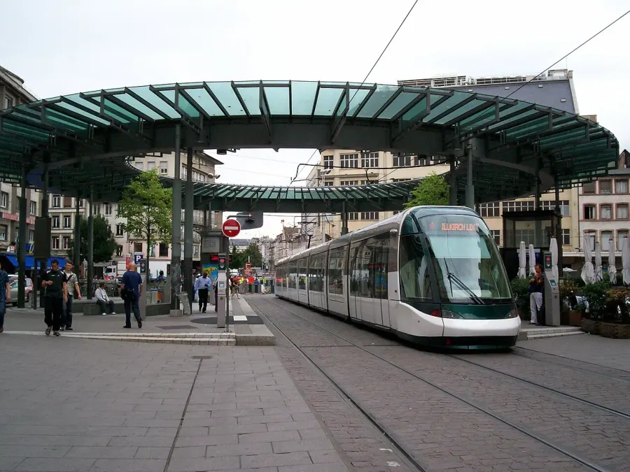 La carte Tramway de Strasbourg