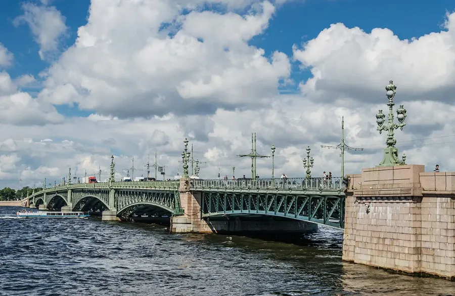 The Trinity Bridge, Saint Petersburg card