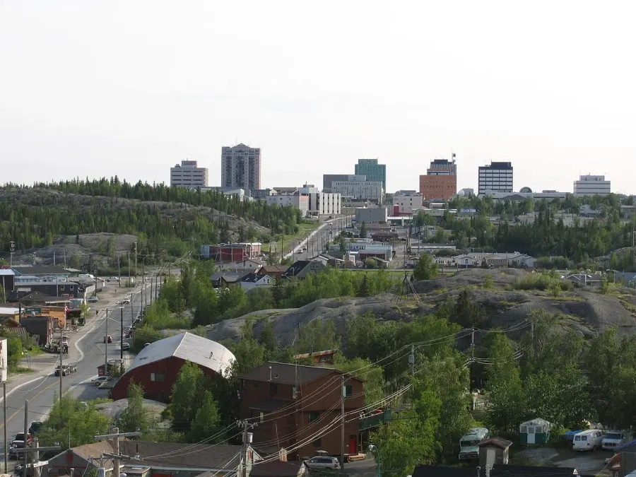 La carte Yellowknife