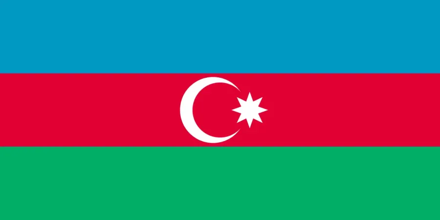 La carte République démocratique d'Azerbaïdjan