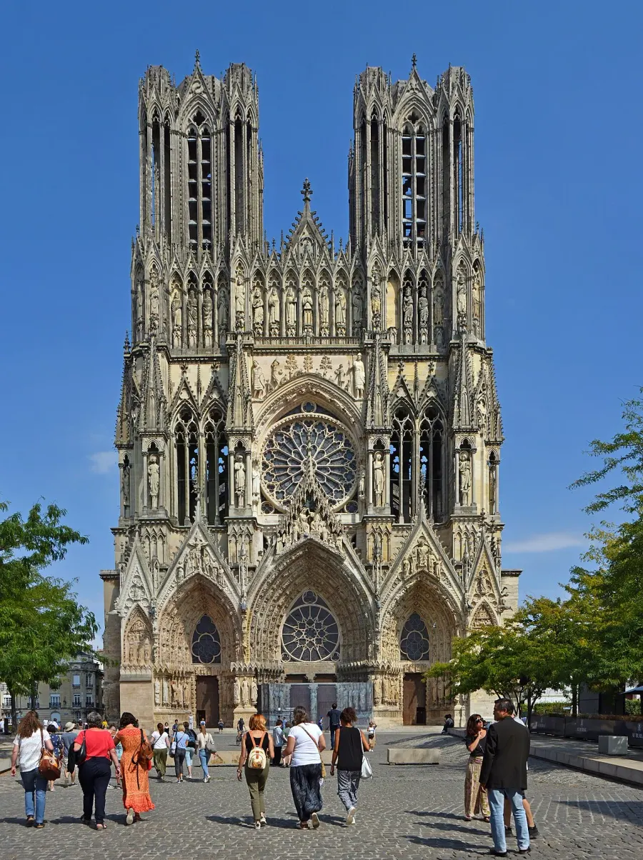 The Reims Cathedral card