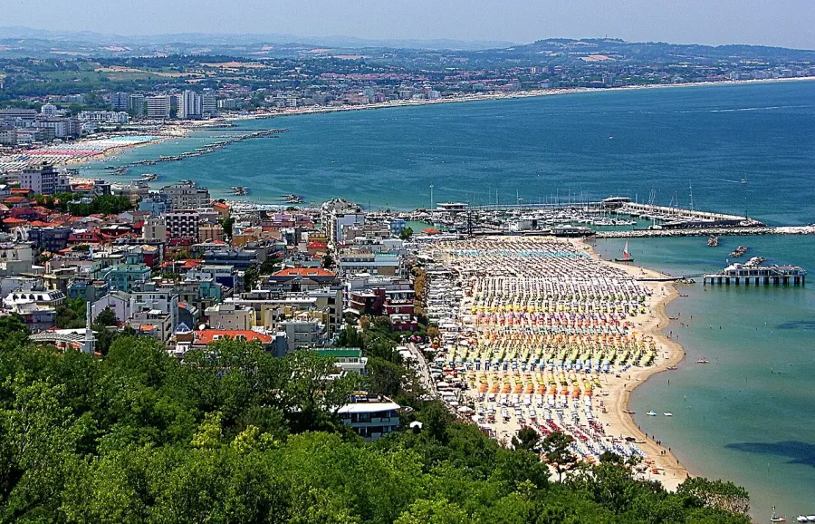 La carte Gabicce Mare