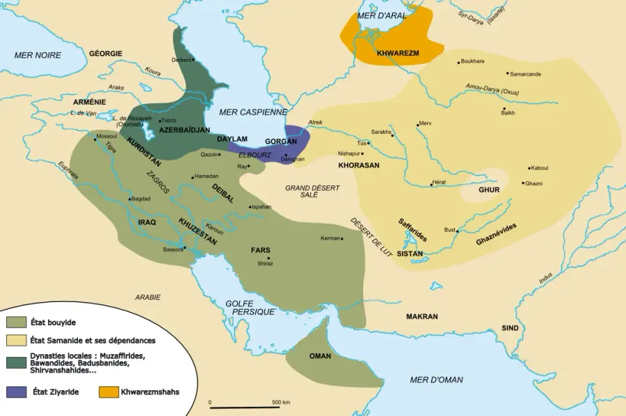 La carte Ziyarides