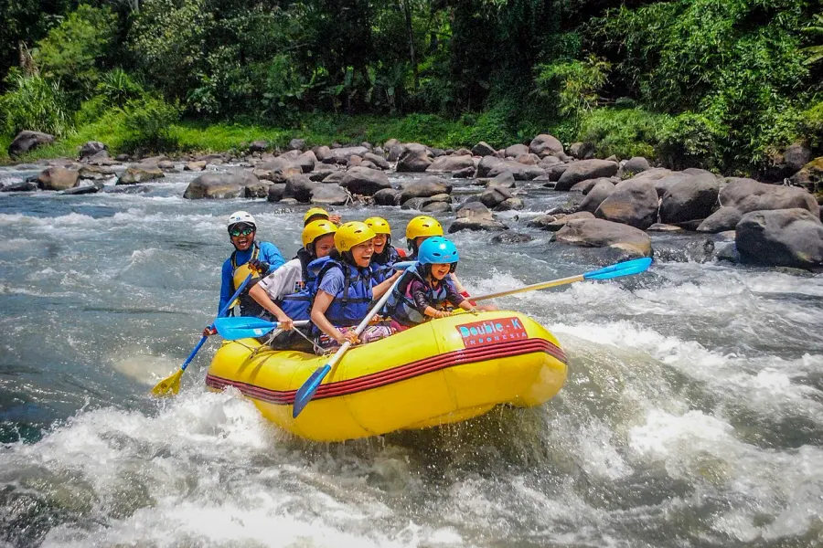 The Rafting card