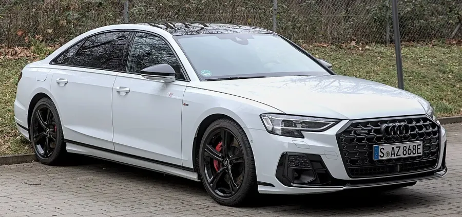 The Audi A8 card