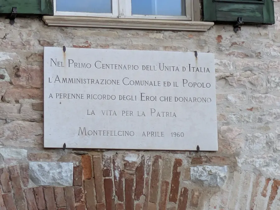 La carte Montefelcino