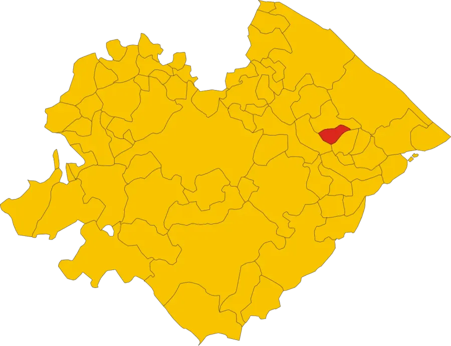 La carte Saltara