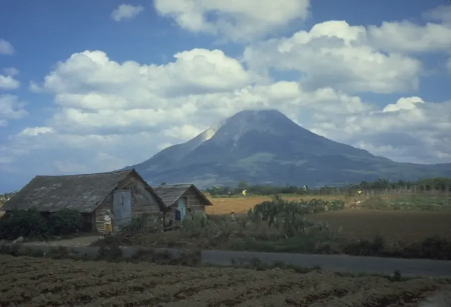 The Mount Sinabung card