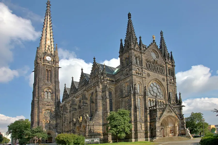 The St. Peter, Leipzig card