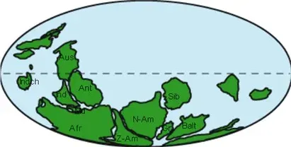 La carte Pannotia