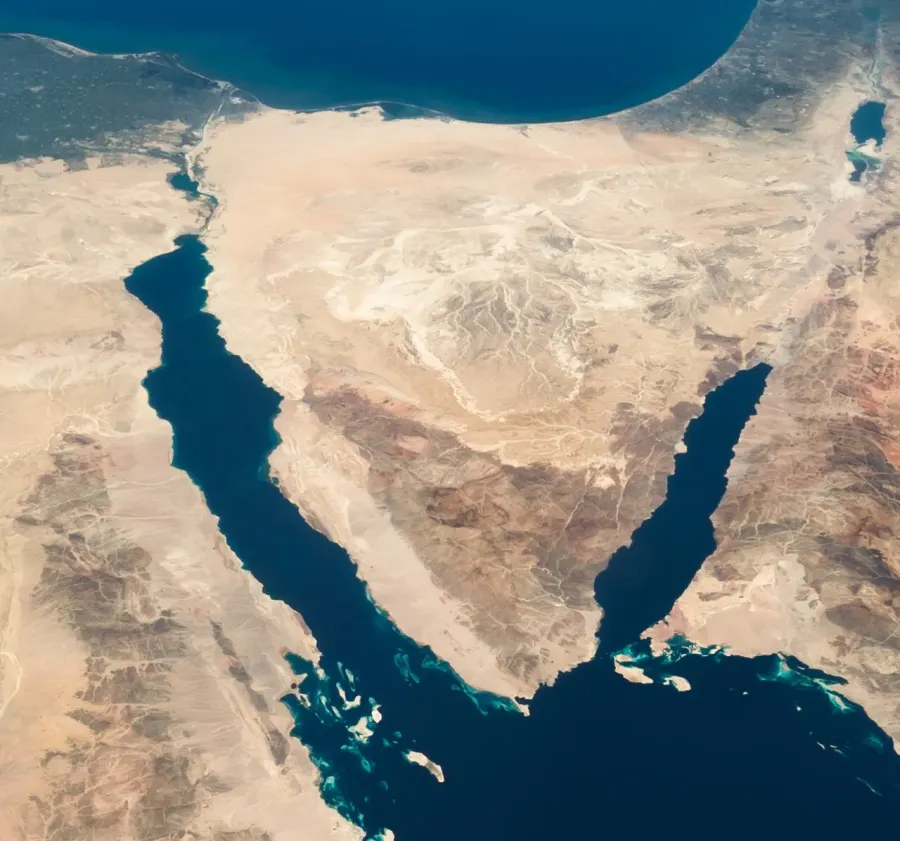 La carte Détroit de Tiran