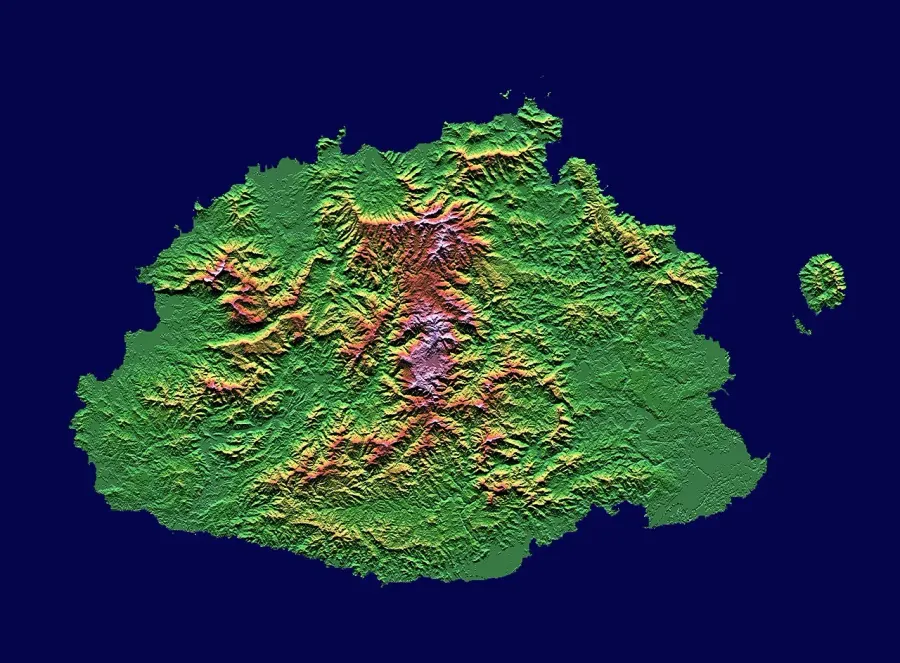 La carte Viti Levu