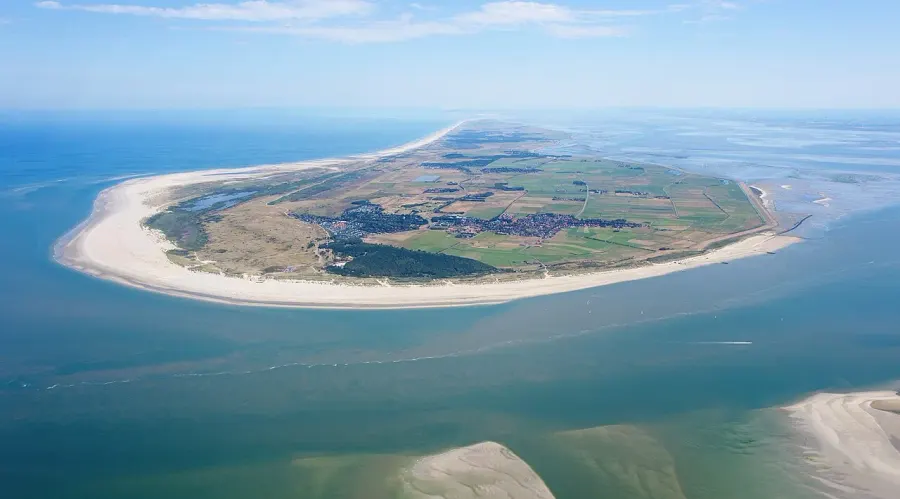 La carte Ameland