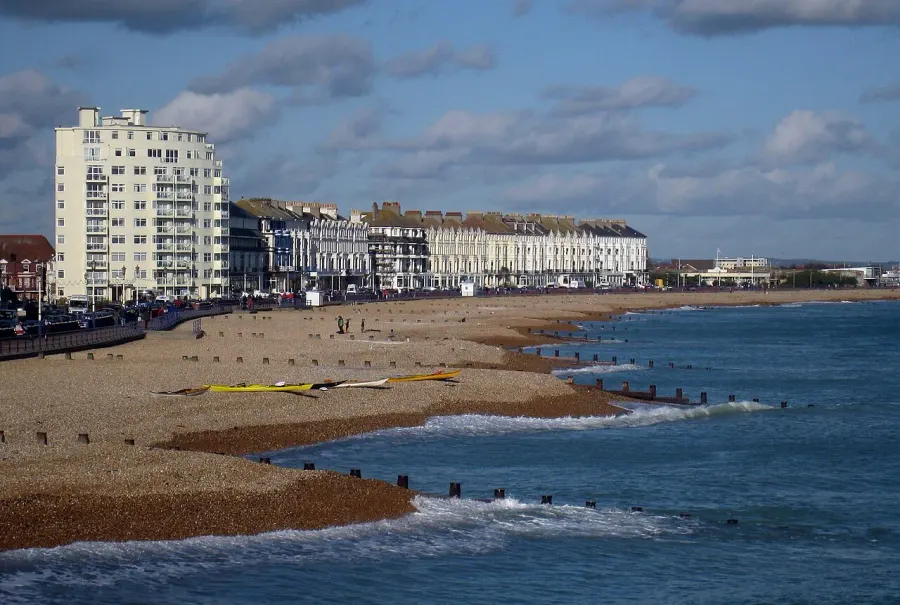 La carte Eastbourne