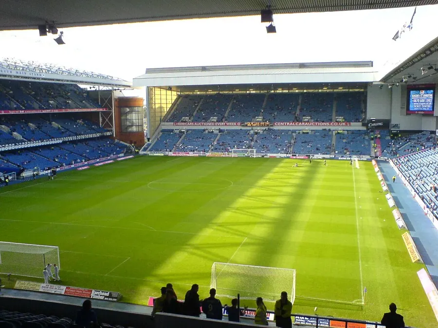 The Ibrox Stadium card