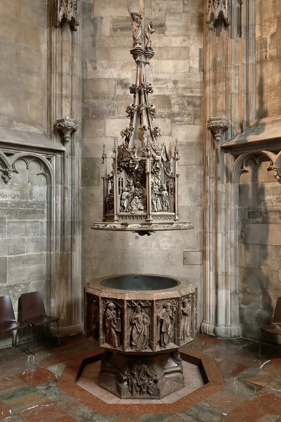 The Baptismal font card