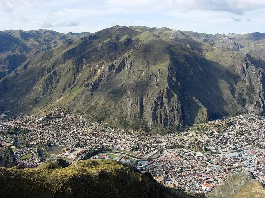 La carte Province de Huancavelica