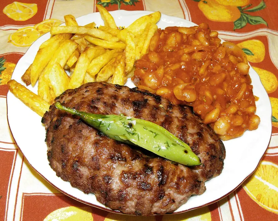 La carte Pljeskavica