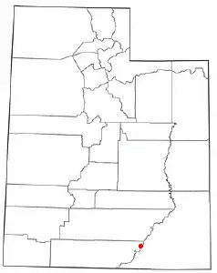 The Halls Crossing, Utah card