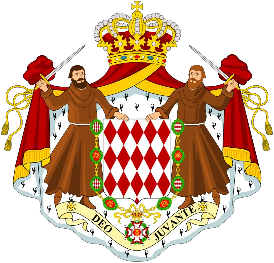 La carte Armoiries de Monaco