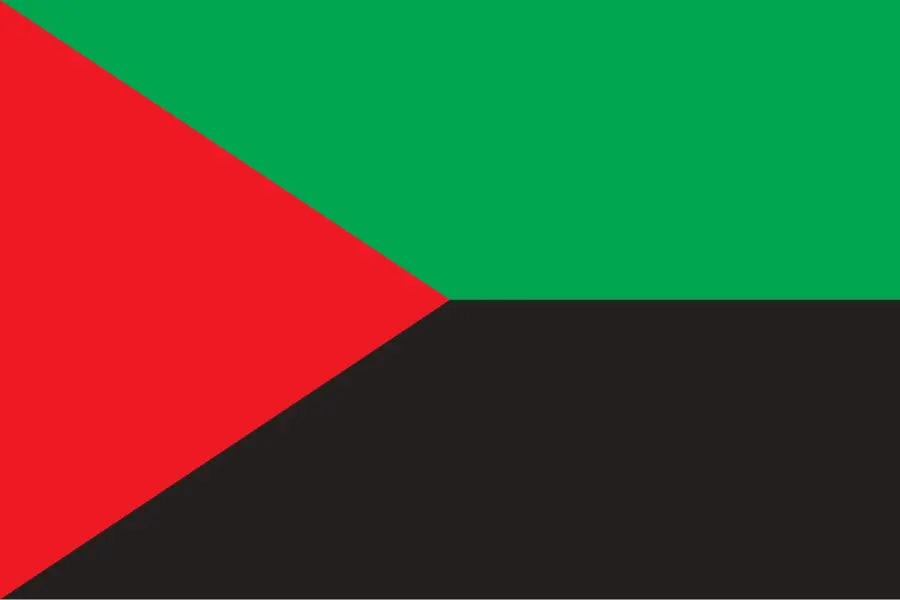 The Flag of Martinique card