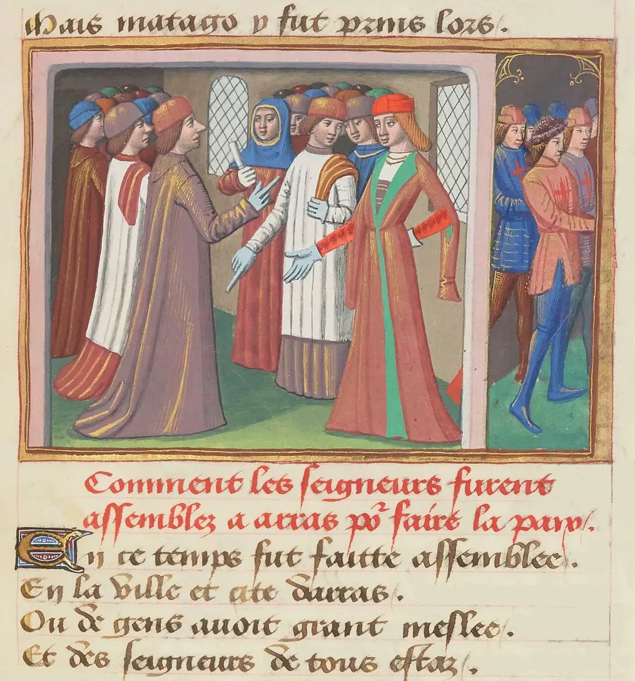 The Congress of Arras card