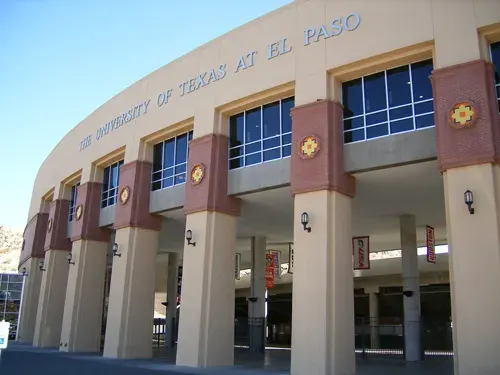 La carte Université du Texas à El Paso
