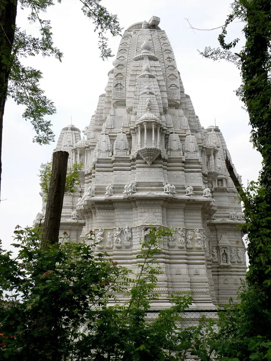 La carte Temple jaïn d'Anvers