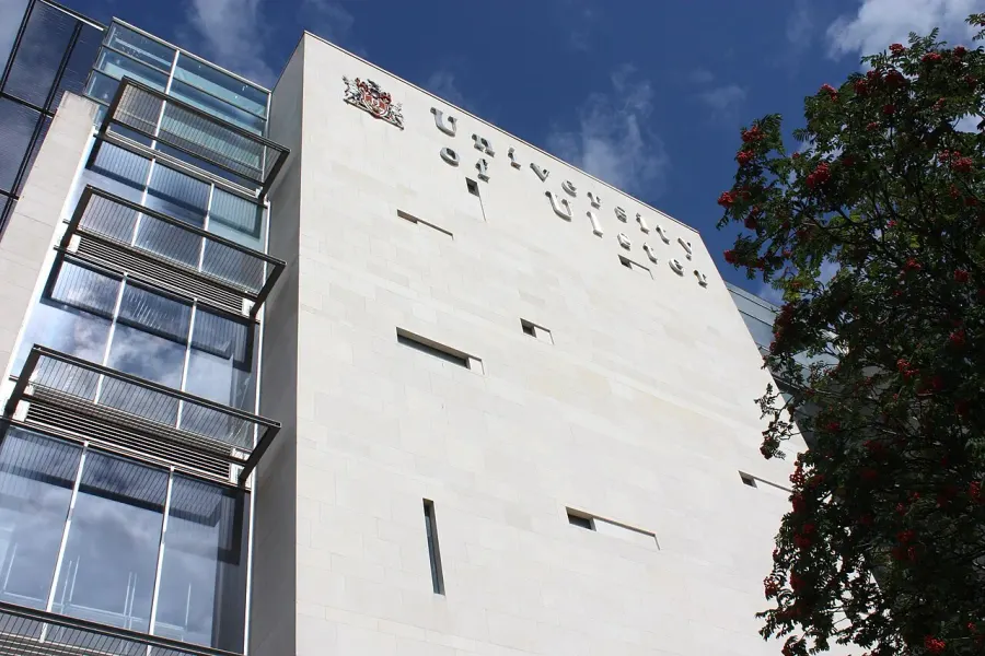 La carte Université d'Ulster