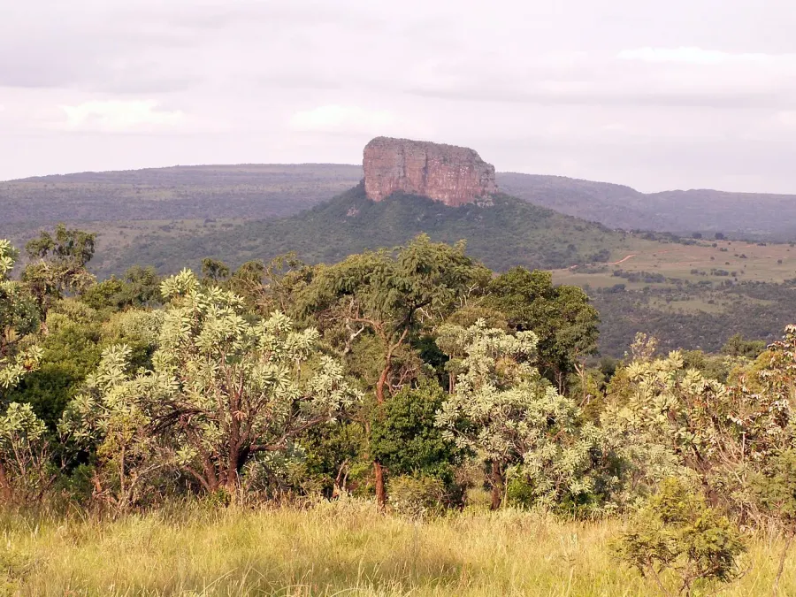 La carte District de Waterberg