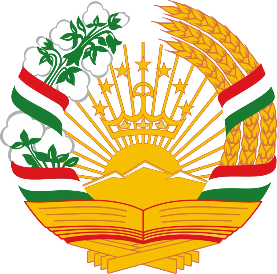The Emblem of Tajikistan card